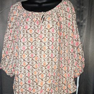 ROSE & THYME WOMENS BLOUSE SZ 1X